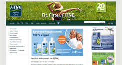 Desktop Screenshot of fitne.de